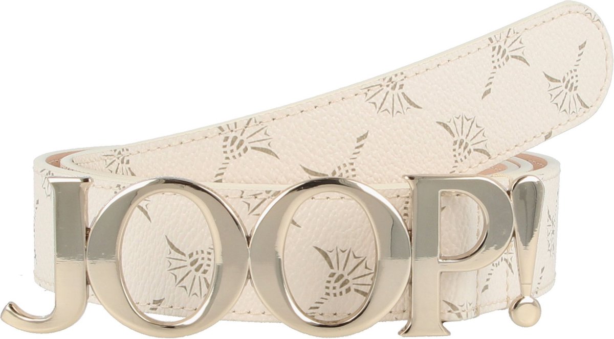 JOOP! Riem 3,0 CM Women's Logo Belt W95 Cream White Crème