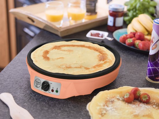 Bestron Pannenkoekenmaker - ASW602PE - 1000W - Crêpemaker - 30cm - Oranje — afbeelding 3