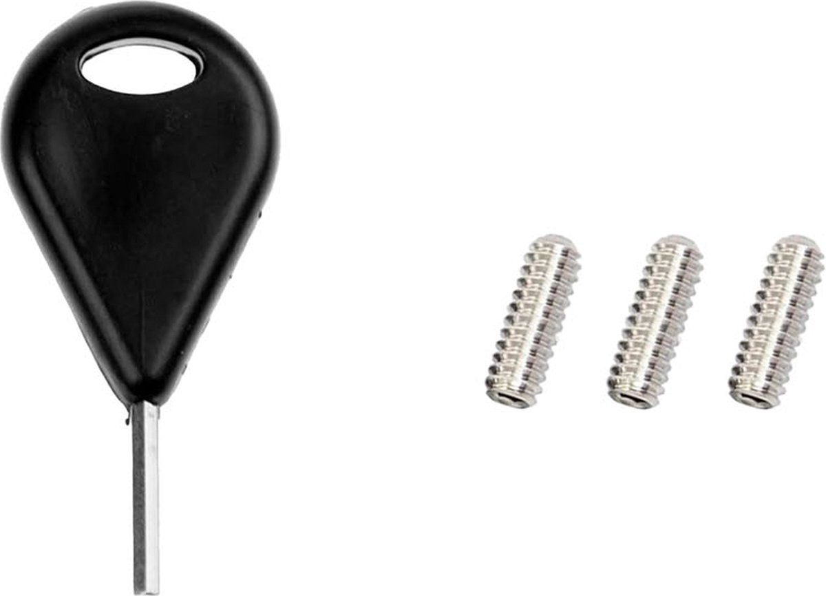 Devoted Vin Schroeven (3x) met Inbussleutel - Single Tab Compatible - Surf Fin Screws
