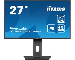 Iiyama XUB2792UHSU-B6 - 27 inch - 4K - IPS - USB-Hub (3x) - Verstelbaar