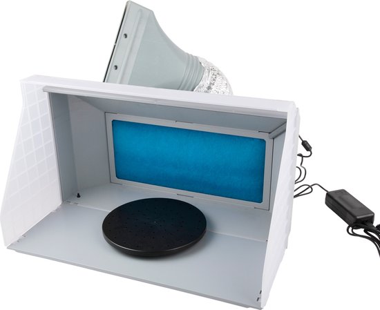 Draagbare Airbrush-spuitcabine spuitbox met zuigkracht Fengda FD-520