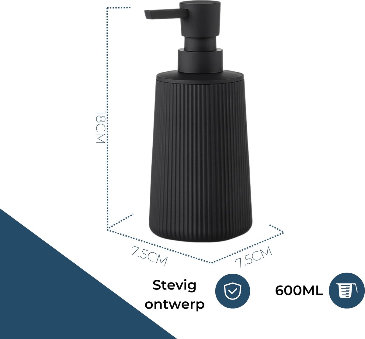 lionto keramische kattenvoerbak, antislip & hygiënisch, 350 ml zwart | bol