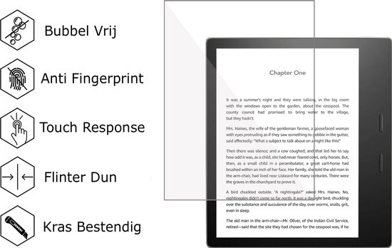2x Screenprotector geschikt voor Kindle Oasis Gen 10 - Folie Screen Protector van GadgetBay — afbeelding 2