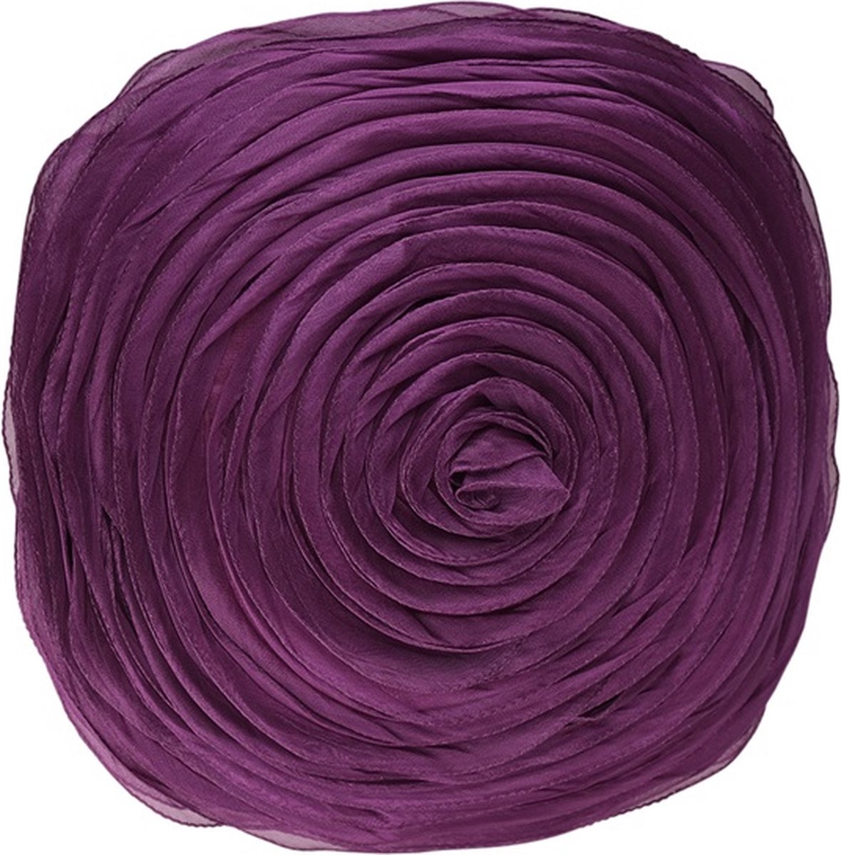Linen & More Kussen Bella Dia. Grape | 40x | Sierkussen Voor Woonkamer Of Slaapkamer Paars