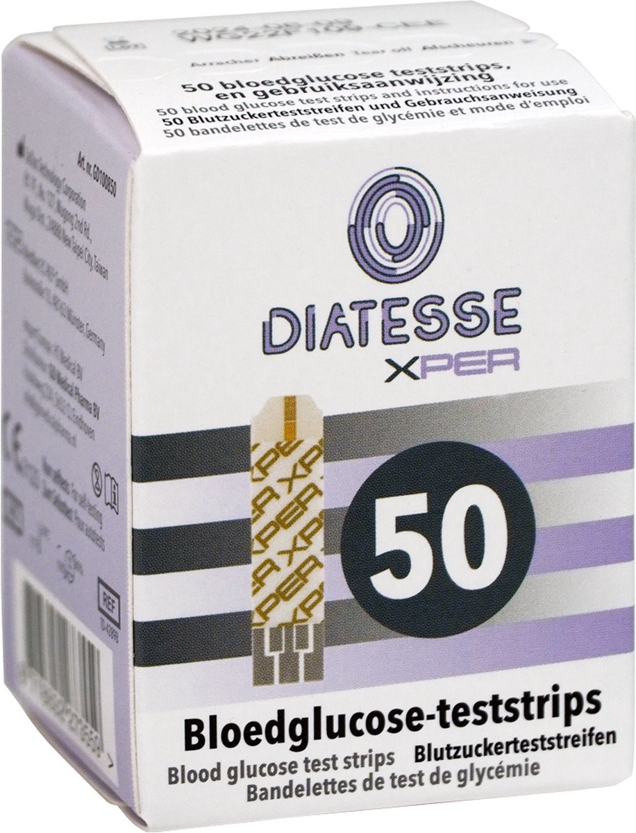Goedkoopste Diatesse XPER Glucose Teststrips (50 stuks