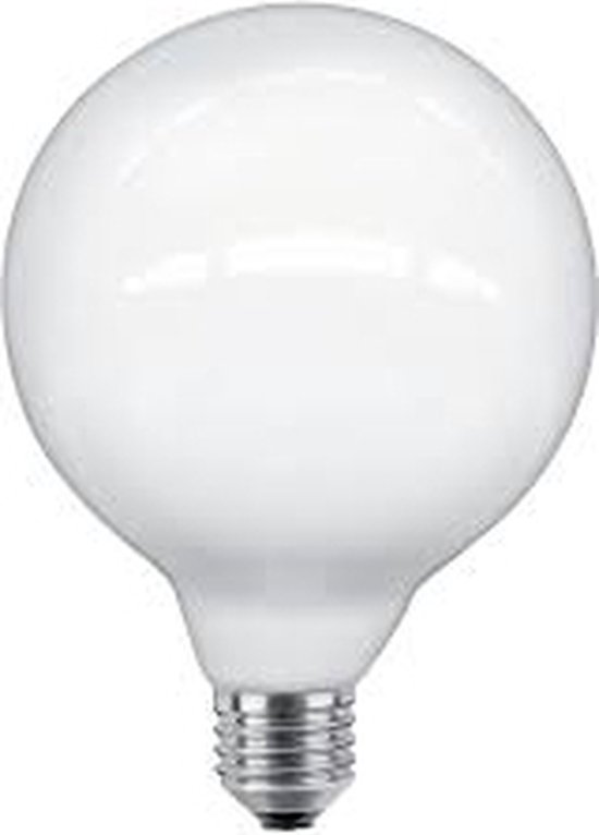 ETH Led Globe 125mm E27 8w/100w 2700k dimbaar 1000L opaal glans glas