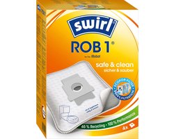 Swirl ROB1 stofzuigerzakken geschikt voor iRobot Roomba - 4 stuks