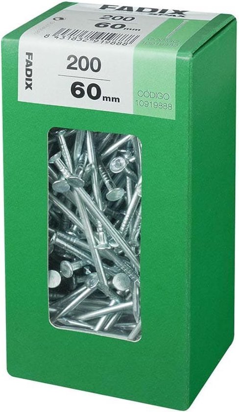 RIKAMA 100 stuks stalen spijkers met messing kop 6 mm diameter 20 x 20 mm, 25 mm, 30 mm, 40 mm, 50 mm, voor gebruik op beton, baksteen, gips en hout, Made in Germany RIKAMA 100 stuks stalen spijkers met messing kop 6 mm diameter 20 x 20 mm, 25 mm, 30 mm, 40 mm, 50 mm, voor gebruik op beton, baksteen, gips en hout, Made in Germany