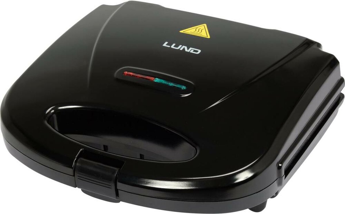 Lund Serie 67528 - Tosti-apparaat - 750W - Antikleef - Zwart