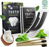 Pure Luxure Teeth whitening strips zonder peroxide - 14stuks - tanden bleken - tandenbleekset - tandenblekers - witte tandenbleekstrips