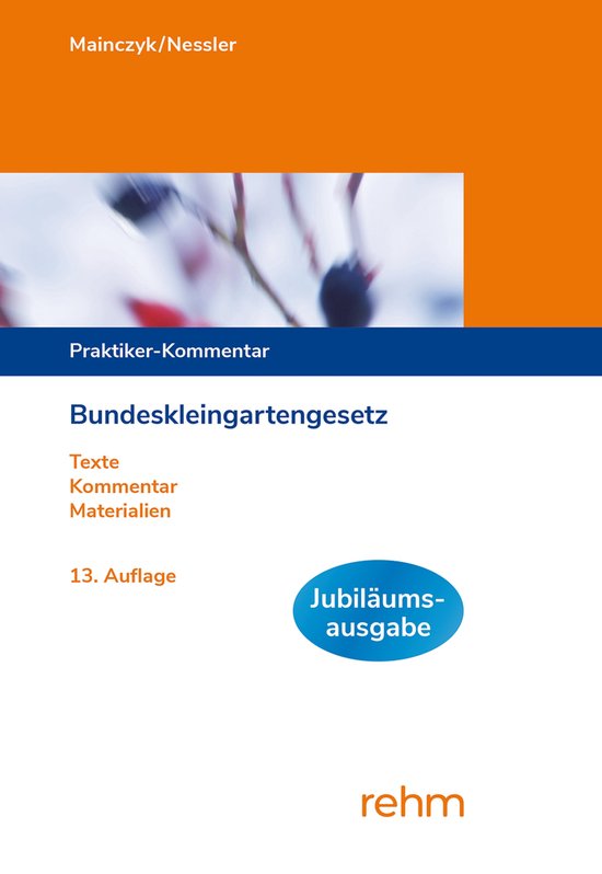 Bundeskleingartengesetz - cover