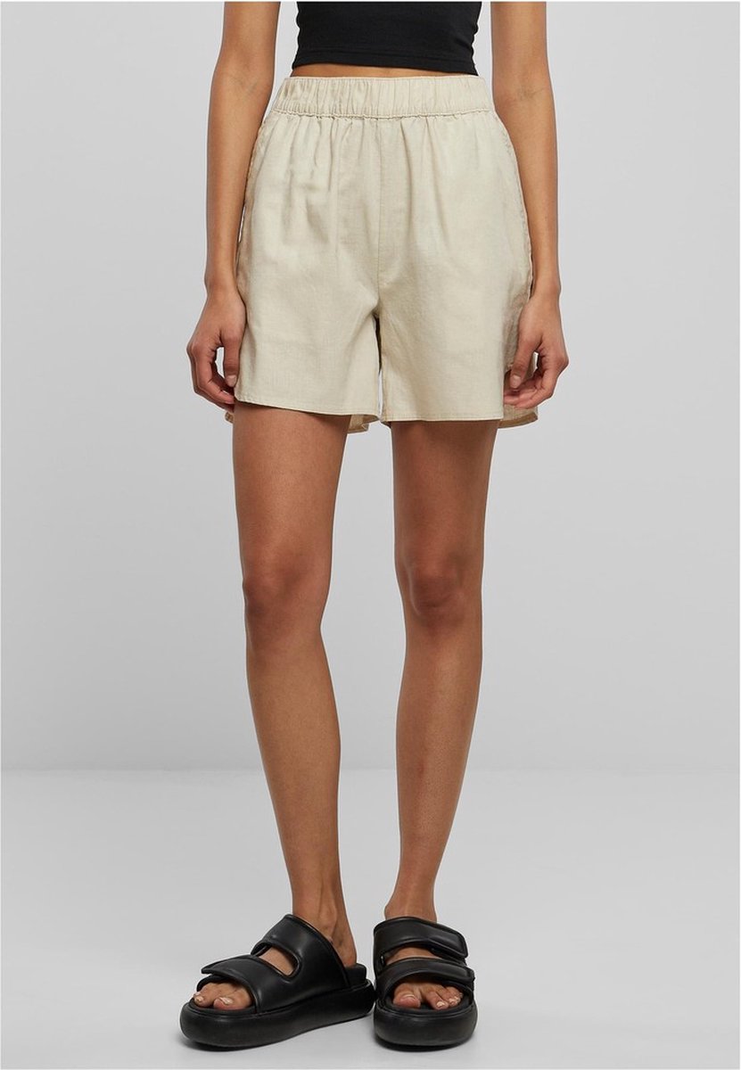 Urban Classics Linen Mixed Korte broek XS Groen