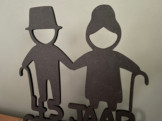 45 Jaar Getrouwd Cadeau - Versiering - 45 Jaar Getrouwd Kado | bol