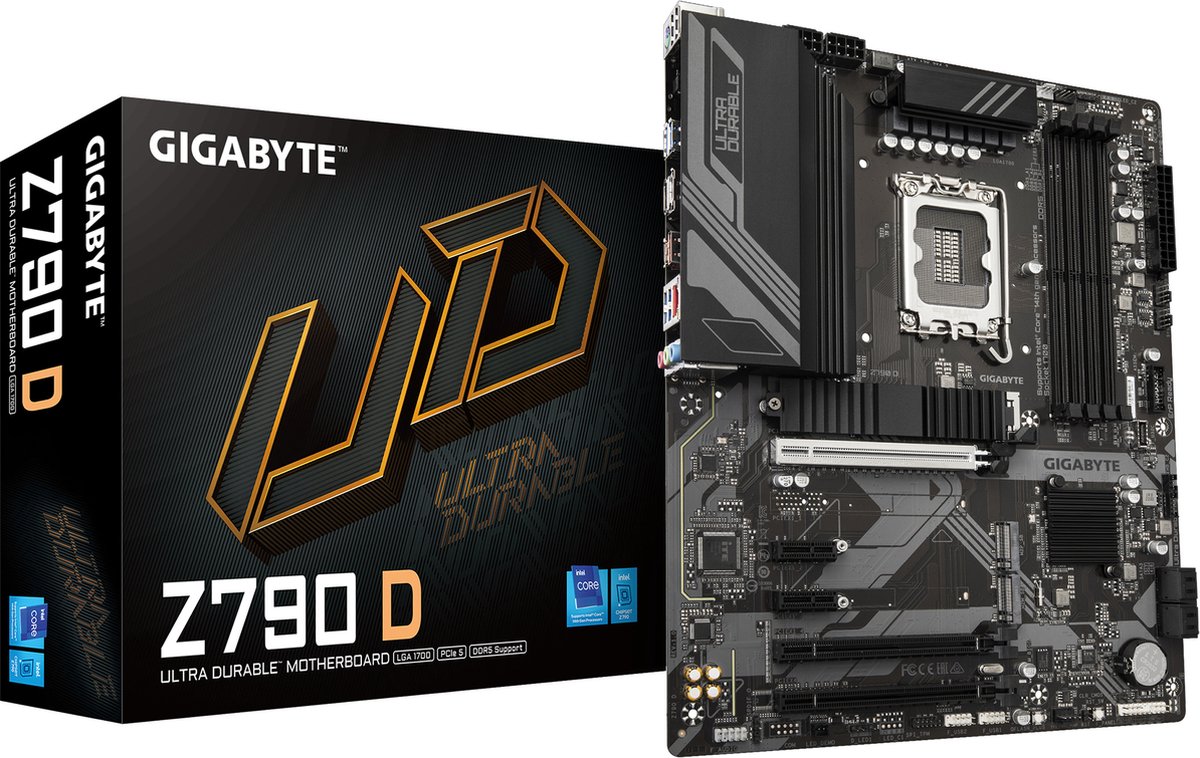 GIGABYTE Z790 D moederbord RAID, 2.5 Gb-LAN, Sound, ATX