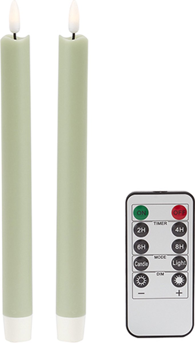 Addison Ross kaars 23cm LED Sage