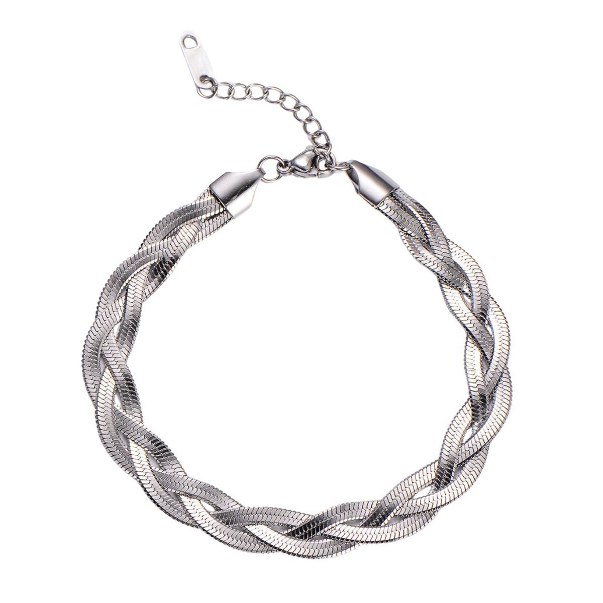 Marama - Armband Jill Zilver - Verstelbaar ontwerp - Nikkelvrij
