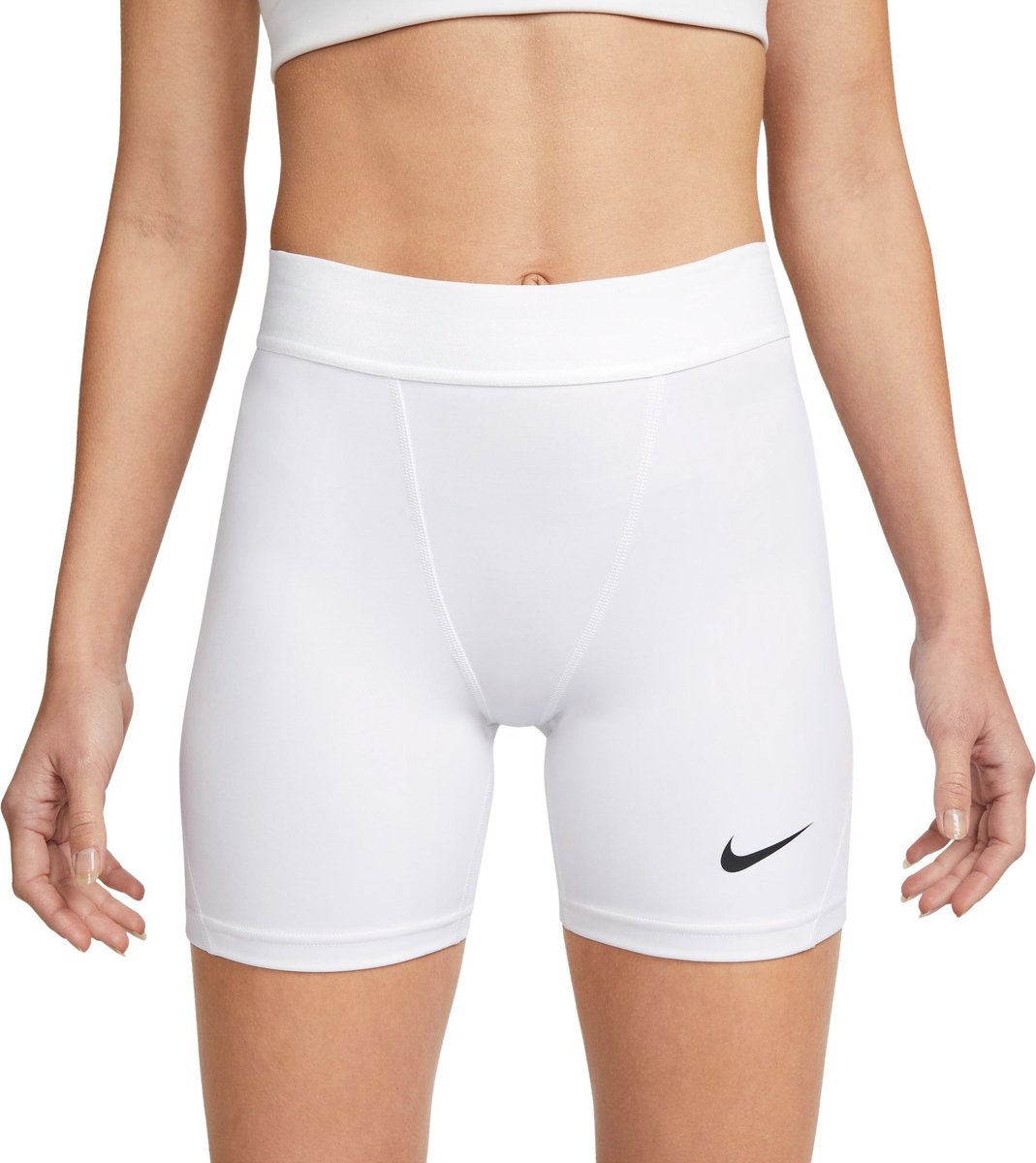 Nike Strike Pro Short Tight Dames Wit