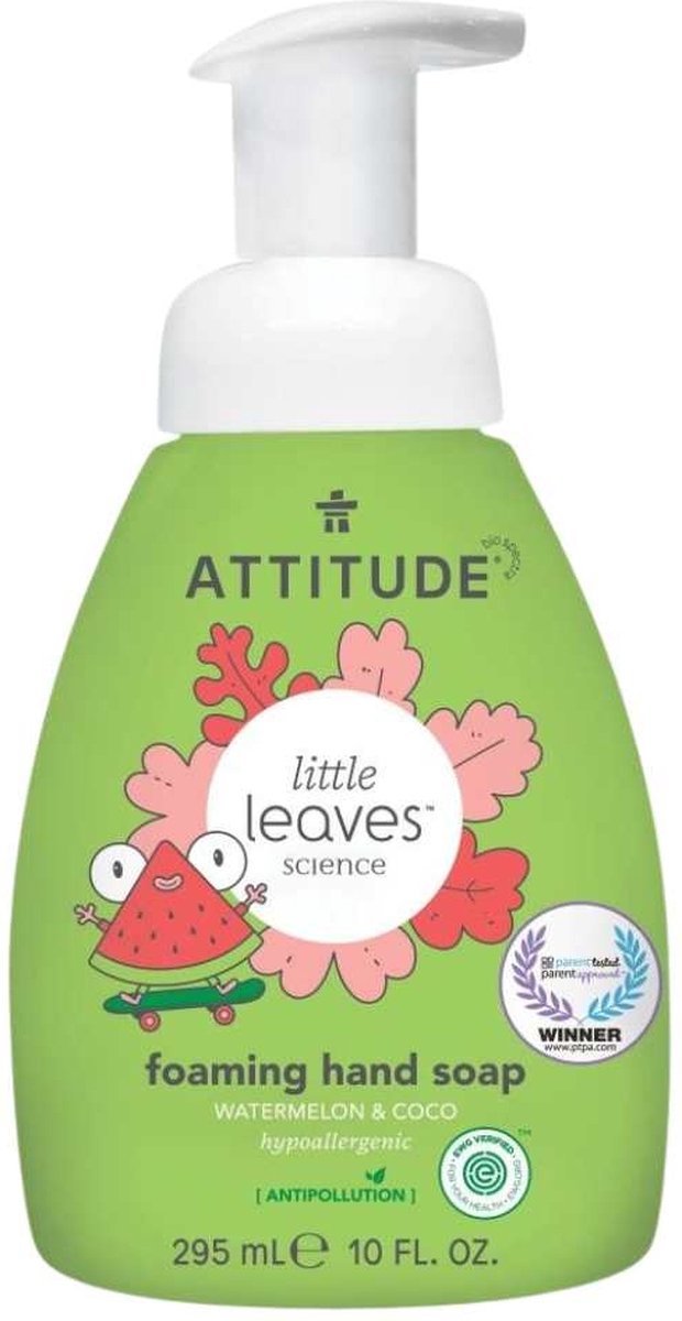 Attitude little leaves schuimende handzeep watermeloen en kokos ECO - duurzaam