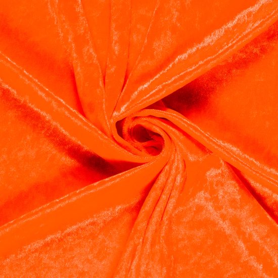 Velours de Panne / Crushed Velvet Stof - Licht Grijs 061 - 1 Meter