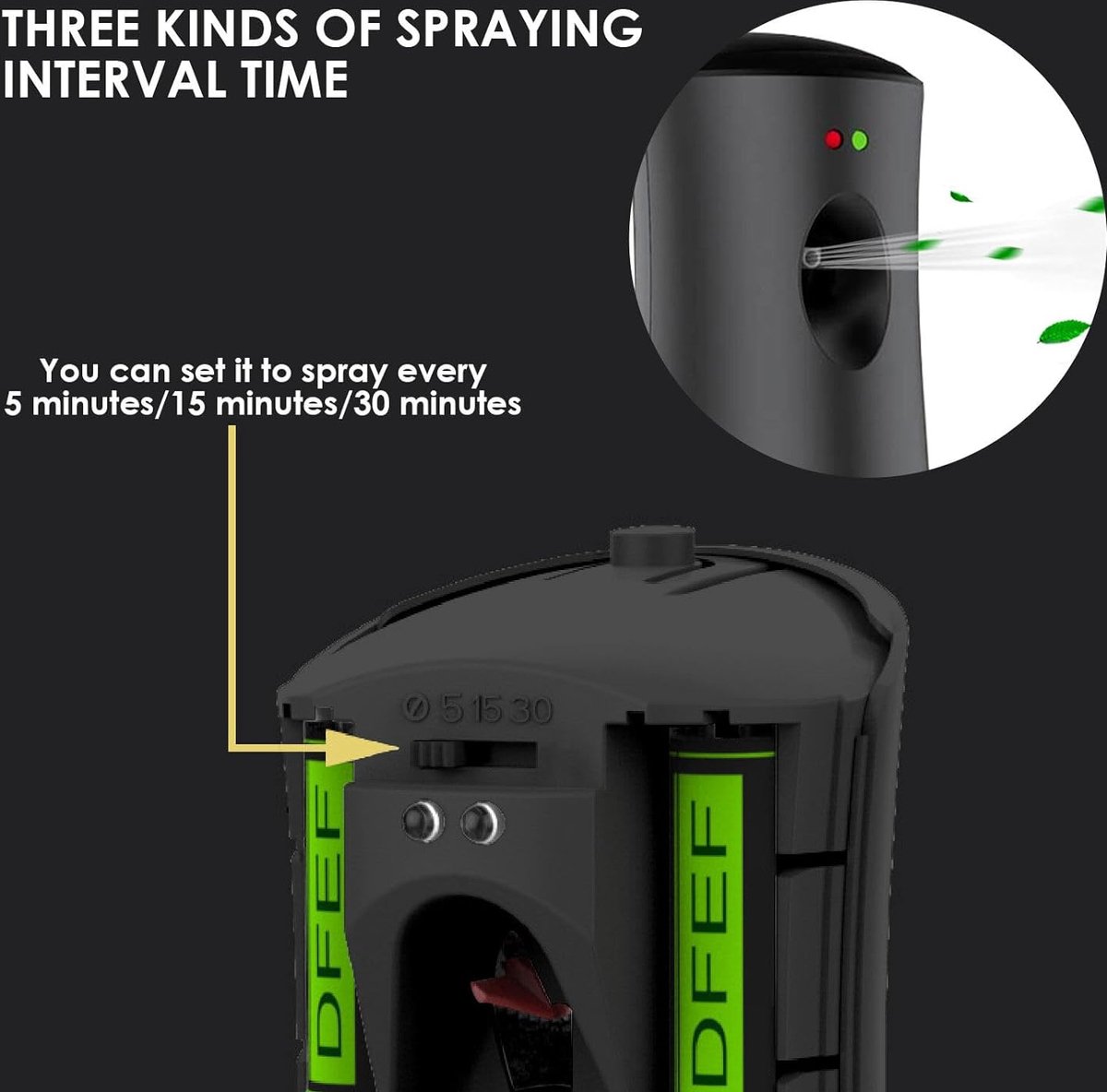 Luchtverfrisser Dispenser, Automatische Geur Dispenser, Thuis Binnen Wandmontage Automatisch Verstelbare Luchtverfrisser Geur Aerosol Spray Dispenser