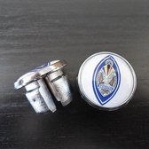 Bouchons De Guidon Chromés Vintage Style ALAN - Repro Pour