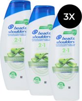 Bol.com Head & Shoulders 2in1 Sensitive Shampoo + Conditioner - 3 x 270 ml aanbieding