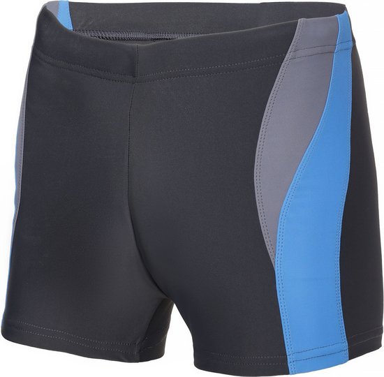 Ladeheid LA-LA40-255-SO Heren Zwembroek - Zwemshorts - sneldrogend - Koordsluiting - Polyester & Elastaan - Grafiet/Grijs/Blauw - 5XL