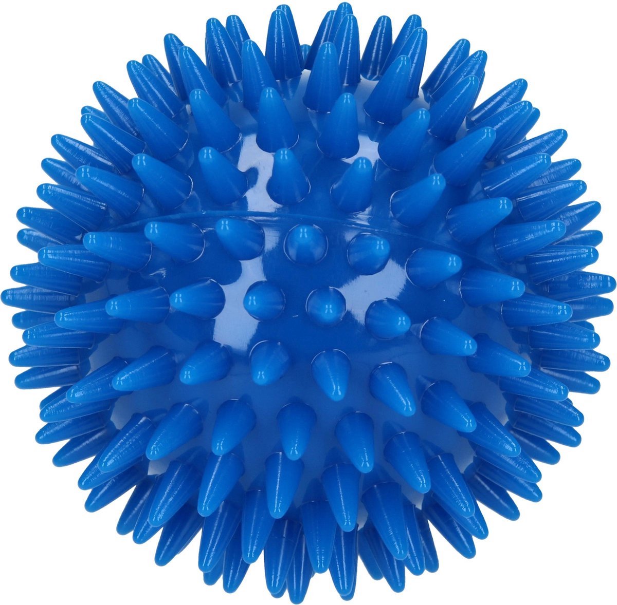 Goedkoopste Knaak Massagebal - Met Stekels - Hard - Plastic - ⌀ 6 cm - Blauw