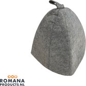 Romana Products Saunamuts - Grijs - Badmuts voor Sauna en Wellness