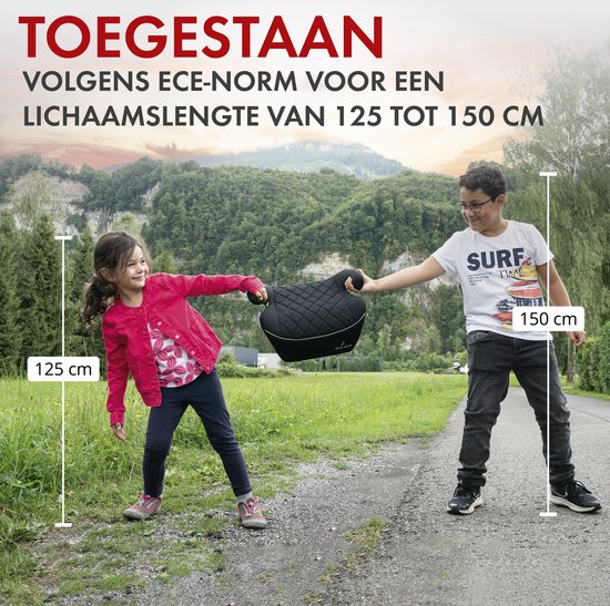 Kinderzitje Andy, Premium zitverhoger auto ECE R 129 gekeurd, kinderzitje zwart van LIONELO — afbeelding 3