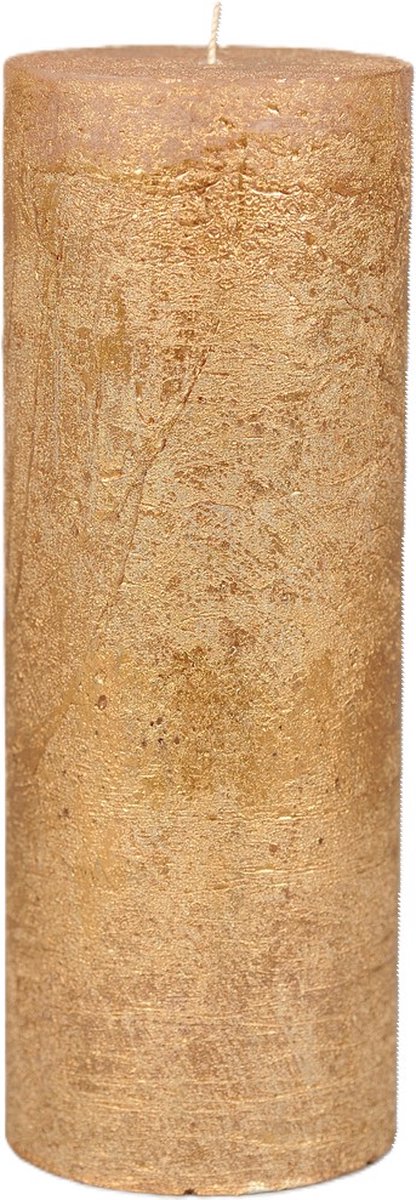Rasteli Luz Your Senses Stomp Kaars Goud D 10 cm H 27 cm