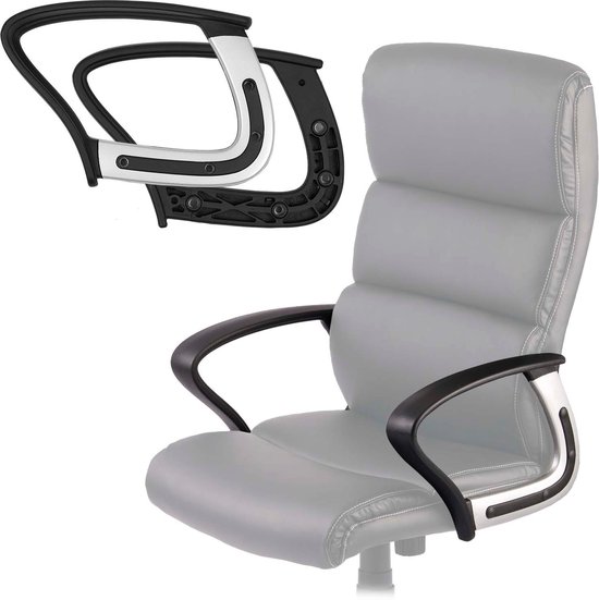 Ballery Armlehnen Pads, 2 Stück Ergonomische Armlehnen Polster aus Schaum Anti-Rutsch Support Abdeckungen Kissen Büro- und Gaming Stuhl Armlehne Pad Arm Rest für Ellenbogen Komfort