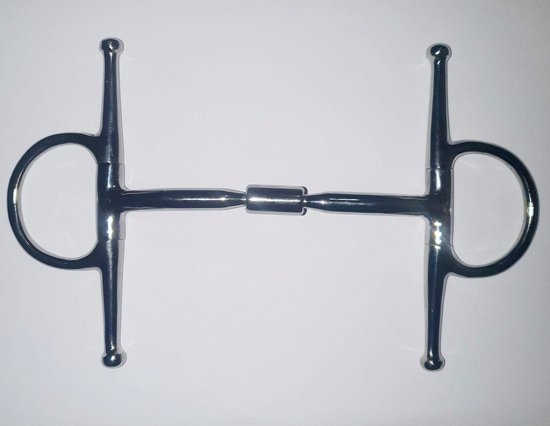 Mors à mors à bascule en acier inoxydable de forme anatomique Hipponeiro - 12,5 cm - 10 mm