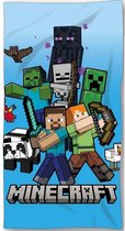Bol.com MineCraft - Strandlaken - Badhanddoek - 70x140cm aanbieding