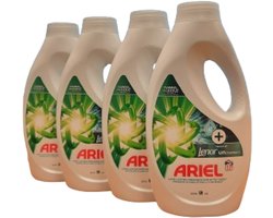 Ariel Vloeibaar Wasmiddel Regular Touch of Lenor Unstoppables 4x17 Wasbeurten