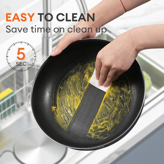 Potten en pannenset non-stick met afneembare handgreep - inductiekookgerei set - campingkookgerei - PFOA-vrij - alle warmtebronnen - 20 cm pan + 24 cm pan + 2 kwart pan. reis waterkoker