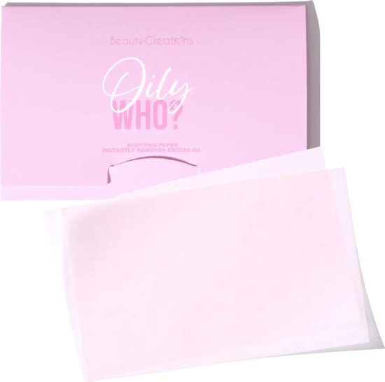 Foto: Beauty creations oily who blotting paper original pink make upaccessoires gezichtsverzorging blotting paper 5 g