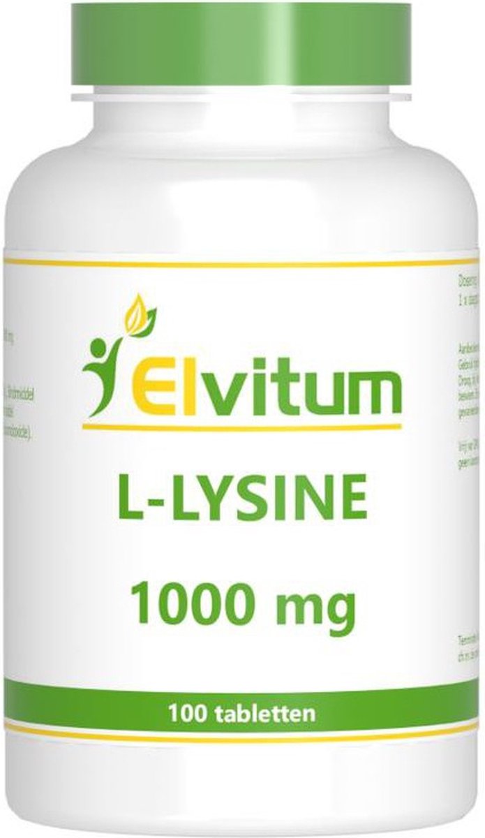 Elvitum L-Lysine 1000mg 100 Tabletten
