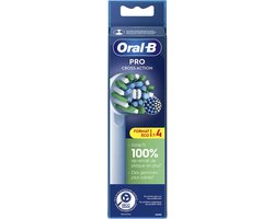 Oral-B Cross Action Pro - Opzetborstels - Met CleanMaximiser Technologie - 4 Stuks
