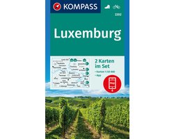 KOMPASS Wanderkarten-Set 2202 Luxemburg (2 Karten) 1:50.000