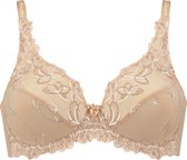 Hunkemöller Dames Lingerie Niet-voorgevormde beugel bh Diva - Beige - maat E90