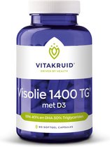 Bol.com Vitakruid Visolie 1400 TG met D3 Capsules aanbieding