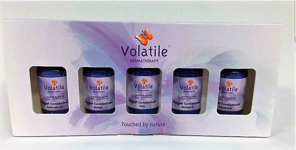 Goedkoopste Volatile Opgietsauna - 5 delig - Aromatherapie