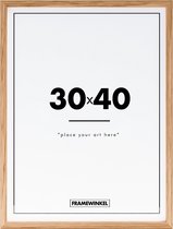 Cadre photo - Posterdeco - Bois Premium - Format de l'image 30x40 cm - Chêne