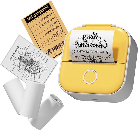 Printer Sticker Maker - COLORWING T02 Yellow - Create DIY Stickers - 3 ...