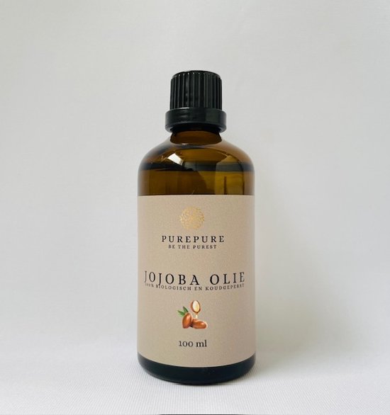 Foto: Purepure 2 x 100 ml 200 ml jojoba olie 100 biologisch koudgeperst dierproefvrij vegan haar en huid