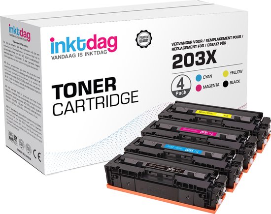 HP CF540X HP 203X – Toner – Zwart – 3.200 Pagina's – Compatible LaserJet Pro M254 M280