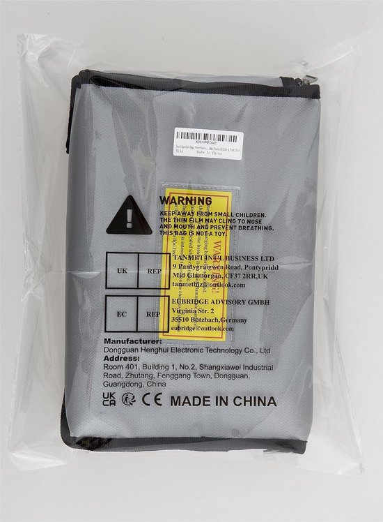 Sac Ignifuge Zeee Pour Batteries Lipo - 10 Emplacements De Stockage | Sécurité Charge Et Transport