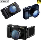 Bol.com Gabrys® professioneel Vlog Camera Geschikt Voor Beginners - Handycam Met Nachtvisie - 16x Digitale Zoom - 4k - digitale ... aanbieding