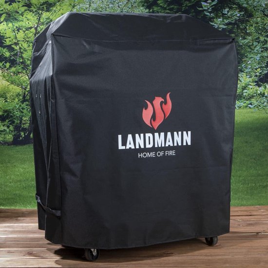 Landmann Premium weerbestendige hoes, van robuust polyesterweefsel, waterdicht, uv-bestendig, ademend, koudebestendig, geschikt voor Kepler serie (90 x 70 x 70 cm), 03138, zwart Landmann Premium weerbestendige hoes, van robuust polyesterweefsel, waterdicht, uv-bestendig, ademend, koudebestendig, geschikt voor Kepler serie (90 x 70 x 70 cm), 03138, zwart